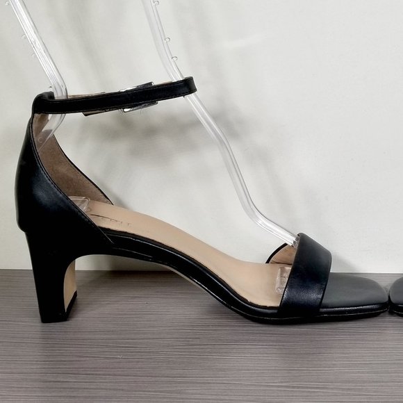 27 EDIT Naturalizer Iriss Ankle Strap Sandals, Black Leather, Womens Size 6.5 M - Picture 6 of 16